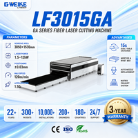 Machine de découpe laser à fibre CNC 3 axes haute précision GWEIKE LF3015GA 2000W, refroidissement par eau, prise en charge PLT, pour métaux complexes