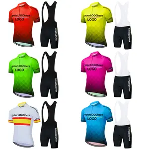 Camisa de ciclismo personalizada oem, tecido de alta qualidade, conjunto profissional de roupa de equipe