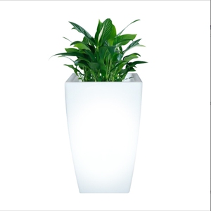 Pot <span class=keywords><strong>de</strong></span> fleurs lumineux pour <span class=keywords><strong>jardin</strong></span> d'extérieur, 30 pouces <span class=keywords><strong>de</strong></span> hauteur, éclairage LED à changement <span class=keywords><strong>de</strong></span> couleur, écologique, capacité 3L, batterie <span class=keywords><strong>Li</strong></span>-ion - Product Image 6