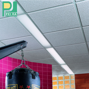 Panel de Techo Decorativo de Lana Mineral con Absorción Acústica, Aislamiento Térmico y Resistencia al Fuego para Uso en Interiores de Edificios - Product Image 1