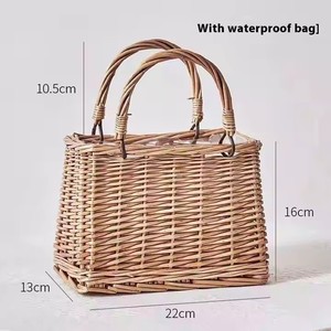 Vendita calda della fabbrica cesto di <span class=keywords><strong>vimini</strong></span> per interni/esterni rettangolare in Rattan cesto di piante da fiore con sconto decorativo - Product Image 2
