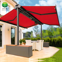 Auvent cassette motorisé en aluminium pliable, auvent rétractable pour voiture, terrasse, couverture de toit, tente de toit