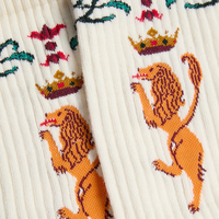 Vente en gros OEM ODM de chaussettes de sport jacquard personnalisées en vrac chaussettes en coton avec logo personnalisé pour hommes femmes