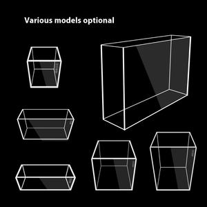 Aanpasbare Kleine Rechthoekige Desktop <span class=keywords><strong>Aquarium</strong></span> Tank Super Wit Acryl Vis Water Grasschildpad Tank <span class=keywords><strong>Plastic</strong></span> Open <span class=keywords><strong>Aquarium</strong></span> Kaal - Product Image 3