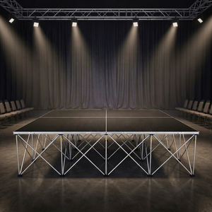 Durable Folding Riser <b>Stage</b> <b>Platform</b> 1.22m*1.22m <b>Platform</b> Modular <b>Stage</b> - Product Image 1