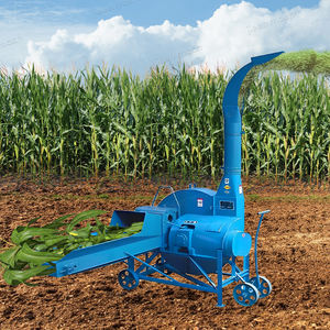 1 में 2 संयुक्त पशुधन फ़ीड घास चारा चारा चारा के डंठल क्रशर चॉफ कटर मशीन पशु फ़ीड फार्म - Product Image 2