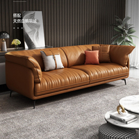 Canapé-Banken Divano Letto Couch-Set Möbel Leder Günstiges Sofa-Set Wohnzimmermöbel Gepolsterte Sektionalsofas