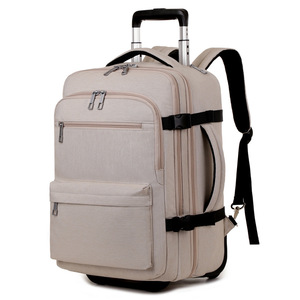Mochila con Ruedas, Mochila de Viaje Aprobada por Aerolíneas para Hombres y Mujeres, Mochila para Portátil Compatible con <span class=keywords><strong>Maletas</strong></span> con Ruedas - Product Image 1
