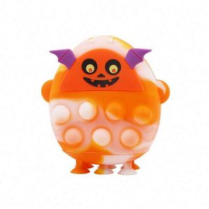 Jouets sensoriels anti-stress en silicone à thème Halloween, formes chauve-souris, fantôme, rat, pour enfants de 3 à 6 ans, vente en gros - Product Image 5