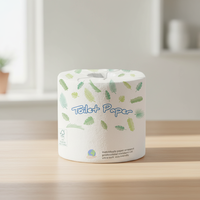 Papier toilette en bambou doux à 4 plis, personnalisé, vente en gros d'usine, rouleau de papier toilette jetable de haute qualité