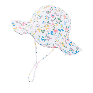 Sombrero de pescador ajustable para exteriores, ala ancha, nuevo cubo para niñas, gorra de protección <span class=keywords><strong>solar</strong></span>, sombreros de Navidad, correa ajustable para sol de playa - Product Image 1