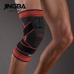 JINGBA Calcetines de compresión con logo personalizado, manguito para el <span class=keywords><strong>pie</strong></span>, para el arco del talón, ejercicio en el gimnasio, uso diario, soporte para rodilla - Product Image 3
