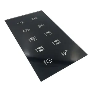 Smart Hotel/Home Touch Screen Electrical Lighting Appliance Switch Glass Panel Ultra Thin Toughened Glass Panel
