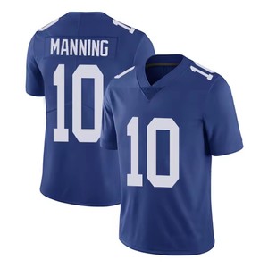 Maillots de football américain en gros : Nouveaux maillots de sport brodés et gaufrés des équipes de New York 1, Nabers 56, Taylor 5, Thibodeaux - Product Image 4