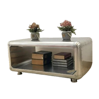 Loft-Stil Luxuriöser Industrieller Retro Antik Metall-Couchtisch mit Kühlfunktion für Hotels und Esszimmer