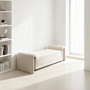 <b>Bench</b> Living Room <b>Sofa</b> <b>Bench</b> Black Frosted Solid Wood Frame Multi Function Framework Structure Adult Use - Product Image 4