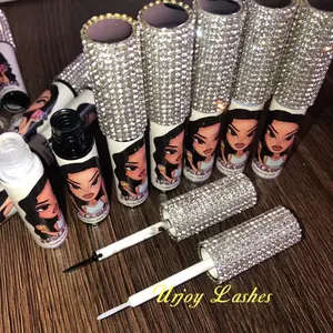 Groothandel Lash Lijm Bulk Waterdichte Latex Gratis Wimper Lijm Liner Pen Custom Verpakking Private Label Lash Lijm