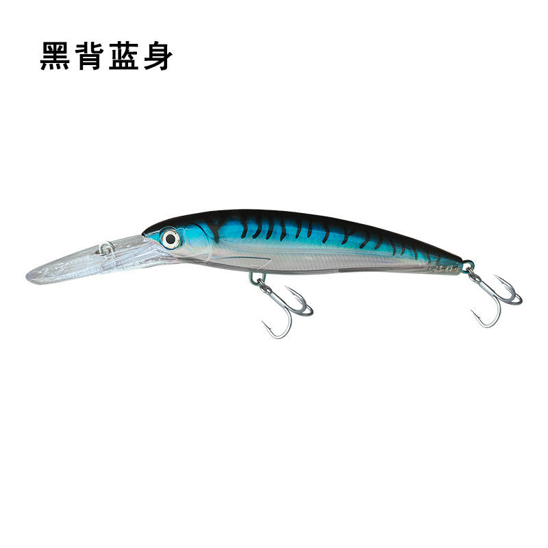 Dos noir et corps bleu