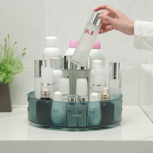 Bathroom Countertop Organizer Bathroom Bathroom Organizer Bathroom Countertop Storage Tray Plastic Spinning Turntable Storage Tray Kitchen Rotating Organizer