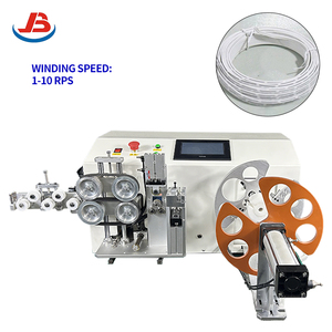 Équipement d'enroulement de câble à fibre optique entièrement automatique avec mesure de longueur, machine intelligente pour bobinage de câble 250 mm JB-N05, machine de coupe de fil - Product Image 3