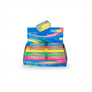 Weibo Eraser WB-3456-20 Transparent Rubber Eraser For School Office Use - Product Image 1