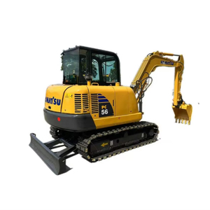 Komatsu PC56 Excavadora pequeña Maquinaria de construcción Hogar Jardín Uso Komatsu Crawler Mini Excavadora PC56 5 Ton - Product Image 1