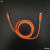Cables USB C a 8 Pines de Silicona Verdadera, Resistentes al Fuego, de Fácil Rebote, con Núcleos Gruesos de Moda