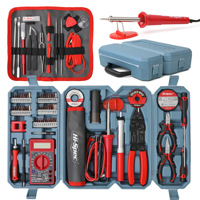 Kit de Herramientas Electrónicas de 84 Piezas, Juego de Soldadura con Multímetro, Control de Temperatura de 200-400°C, Mango de Lápiz, Plástico y Acero Inoxidable