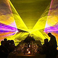 Nouveau projecteur laser de spectacle lumineux coloré Dikai 2025, faisceau laser transparent, projecteur laser, éclairage de scène contrôlé par DMX512, indice de protection IP66