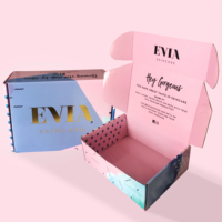 Boîtes d'expédition en carton ondulé imprimé avec logo personnalisé, recyclables