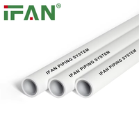 IFAN Muestra gratis 20MM-160MM PPR Tubería de plástico de aluminio Materiales de plomería Tubería de plástico