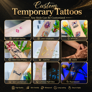 Tatuaggi Temporanei Personalizzati con Finitura Opaca, Effetto Contusioni e Cicatrici per Feste e Cosplay, Adesivi per Tatuaggi Viso, Tatuaggi di Halloween - Product Image 3