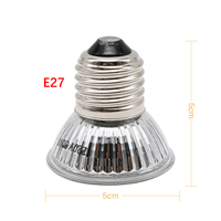 Lampe chauffante halogène 25W 50W 75W UVA UVB 3.0 Reptile Full Spectrum Turtle Basking Light Lamp