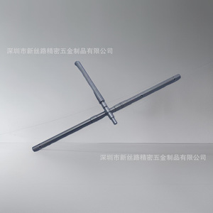 XSL-152 Spline Shaft Black <b>Oxide</b> Coating 0.01 Tolerance Finishing Machining For Automotive Medical Aerospace Parts - Product Image 3