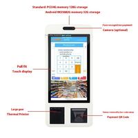 Nouvelle machine de paiement intelligente tout-en-un avec SDK, borne de paiement en libre-service, écran LCD 21,5 pouces 1080p
