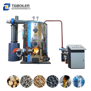 Nieuwe industriële verticale vuurbuis hogedruk kleine 500kg/uur gas olie LPG biomassa stoomketel - Product Image 1