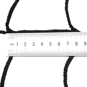 फैक्टरी में बेची गई ब्लैक नॉनलेस सुरक्षा नेट 4 मिमी 8 सेमी मेष बालकनी बाहरी उपयोग के लिए टिकाऊ नायलॉन पे पीपी प्लास्टिक सामग्री - Product Image 3