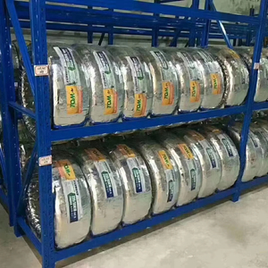 Orta ölçekli 4s oto tamir atölyesi çok fonksiyonlu lastik istifleme rafı korozyon koruması çelik malzeme 4 katmanlı geçmeli - Product Image 5