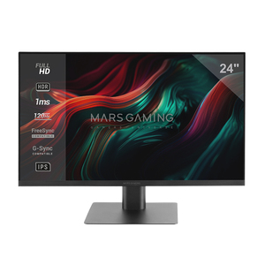 Màn hình máy tính Mars Gaming Mv-24 Ips có loa tích hợp, khả năng nghiêng 25 độ, ánh sáng xanh thấp và không nhấp nháy, cổng <span class=keywords><strong>Displayport</strong></span>, màu đen - Product Image 1
