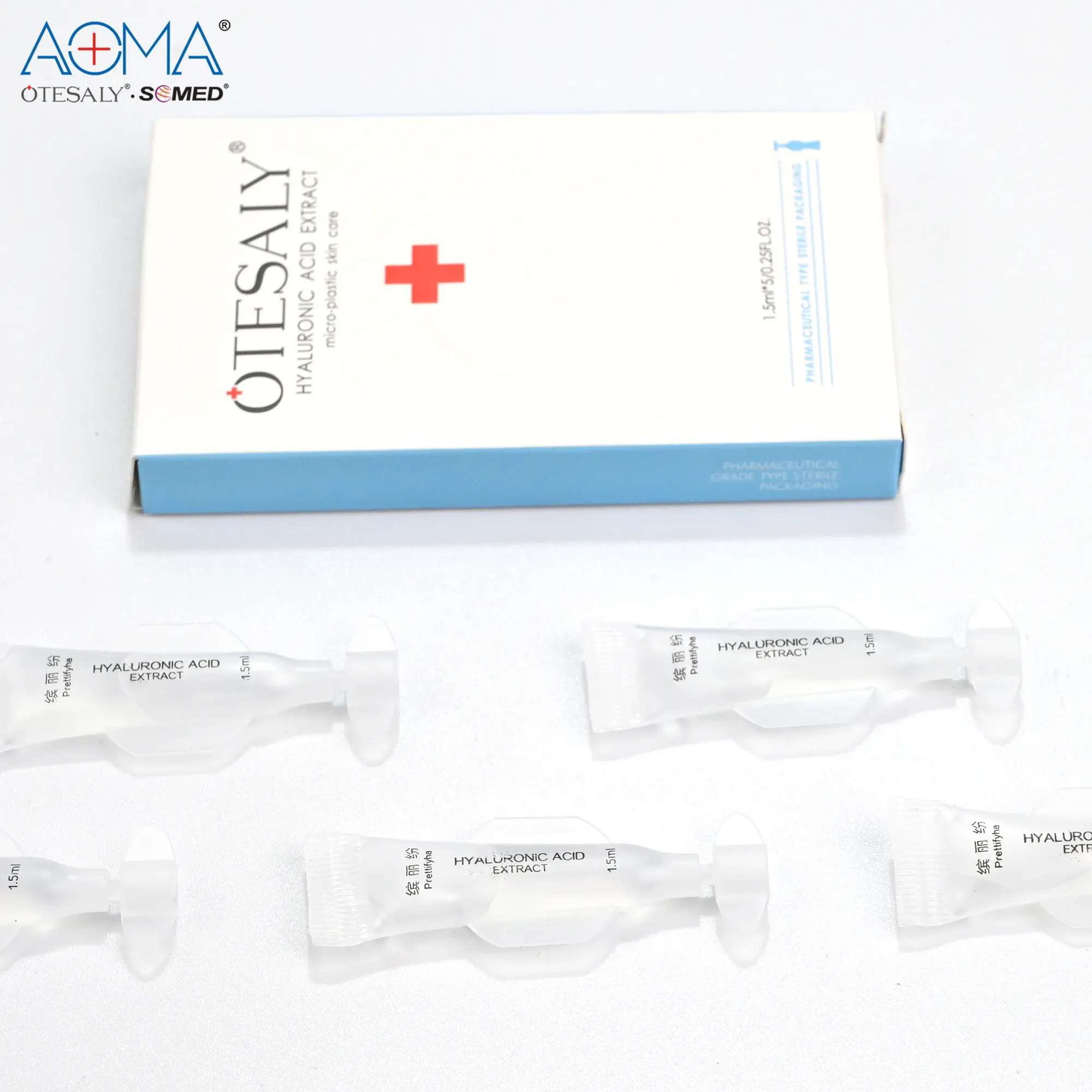 1.5ml AOMA New Medical Grade OTESALY HA Single Use Extract Skin Rejuvenation Whitening Extract