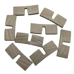 D350mm 40x2.9-3.2-3.5x15mm Best Fast Layered Sandwich Diamond Cutting Tool Segment For Concrete Granite Cutting