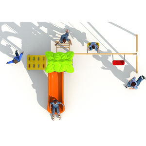 Factory Outlets Área de juegos Niños Preescolar <span class=keywords><strong>Jardín</strong></span> Escuela Pequeños toboganes Columpio Niños Equipo de juegos al aire libre - Product Image 2