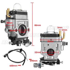 Kit de conversion de carburateur pour moto 2 temps 15 mm pour moteur 43cc 47cc 49cc 50cc 52cc, scooter, dirt bike, quad, ATV - Product Image 2