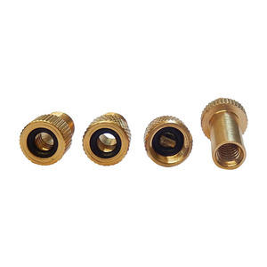 4 Piece Brass Air <b>Pump</b> <b>Adapter</b> Set For Bike Valve Conversion With Threaded Connectors And O Ring Seal - Product Image 3