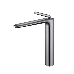 Grifo de Lavabo Monomando de un Solo Orificio, Color Gris Metálico, Minimalista, Exclusivo para Comercio Transfronterizo, con Núcleo de Cerámica y Doble Control - Product Image 6