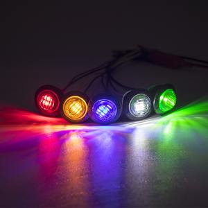 Feux de position latéraux universels 12V 24V pour camion, 5 couleurs, pour avertissement et décoration - Product Image 4