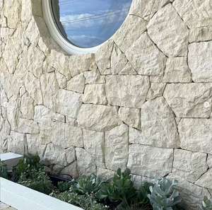 Rivestimento in <span class=keywords><strong>Pietra</strong></span> Calcarea Beige Antico per Muri Esterni e Muri di Contenimento - Product Image 2