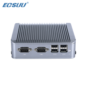 Ecsuu giá rẻ giành chiến thắng 10 máy chủ OEM/ODM không quạt công nghiệp Mini PC hộp nhúng máy tính Mini PC Máy tính công nghiệp - Product Image 1
