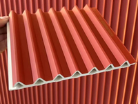 Panneaux muraux à persiennes à charbon de bois Dernières 2025 conceptions Panneau de décoration intérieure ignifuge imperméable Panneaux de persienne de revêtement mural en PVC