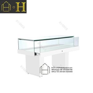 Tiêu chuẩn và tùy chỉnh thiết kế nhôm kính trưng bày với màn hình hiển thị ánh sáng LED cho cửa hàng trang sức - Product Image 2